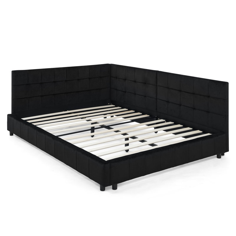 Black corner bed discount